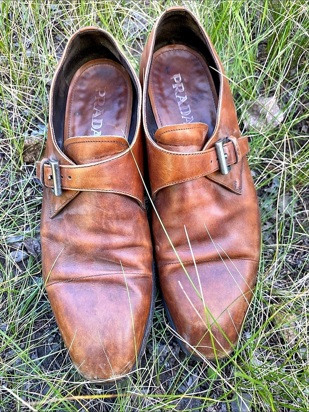 Prada Brown Buckle Loafers EU 39